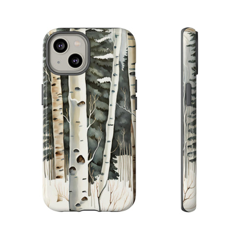 Winter Aspen Trunks - Impact Resistant Phone Case